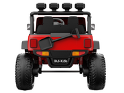 Monster Jeep 24V Ride-On Car – 2-Seater, 4X4 with 800W Motors, Lifted Suspension, Rubber Wheels, Bluetooth, LED Lights, and Parental Remote for Kids