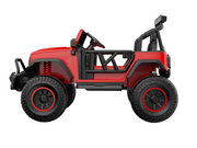 Monster Jeep 24V Ride-On Car – 2-Seater, 4X4 with 800W Motors, Lifted Suspension, Rubber Wheels, Bluetooth, LED Lights, and Parental Remote for Kids