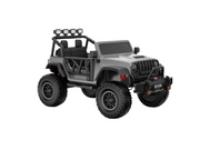 Monster Jeep 24V Ride-On Car – 2-Seater, 4X4 with 800W Motors, Lifted Suspension, Rubber Wheels, Bluetooth, LED Lights, and Parental Remote for Kids