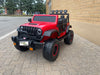 Monster Jeep 24V Ride-On Car – 2-Seater, 4X4 with 800W Motors, Lifted Suspension, Rubber Wheels, Bluetooth, LED Lights, and Parental Remote for Kids