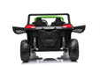 High-power 24V battery and 4x4 motor system of SonicTeck Turbo UTV XXL Green Ride-On Car.