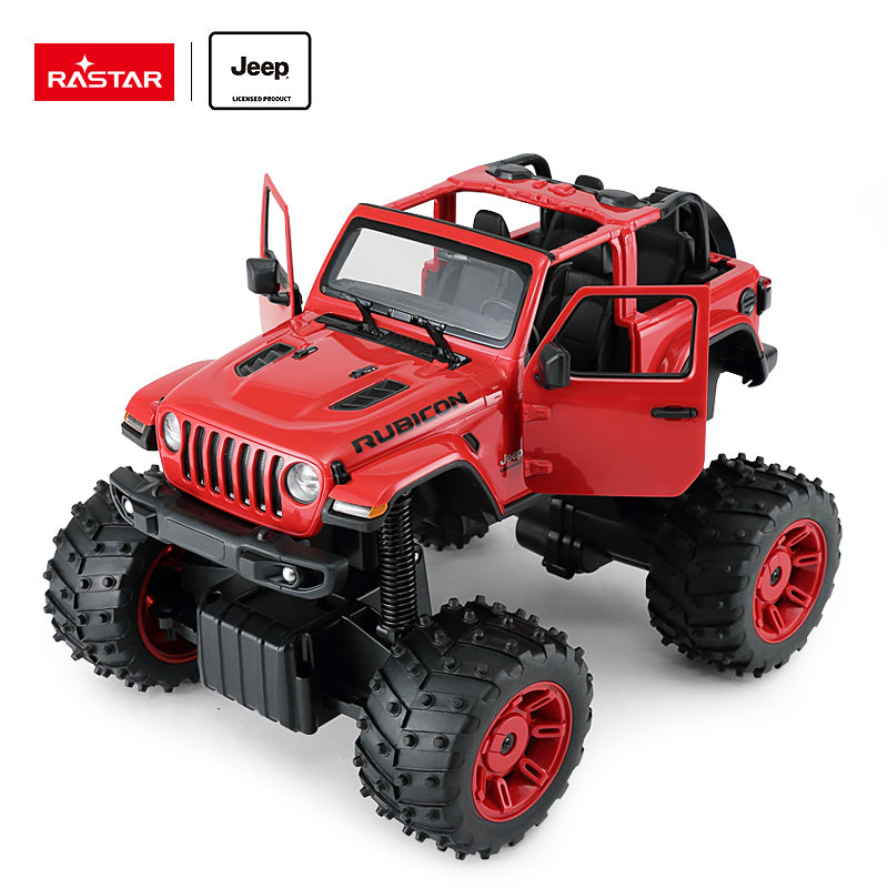 R/C JEEP Wrangler JL with Off-Road Big Foot Design | Rastar 1:14