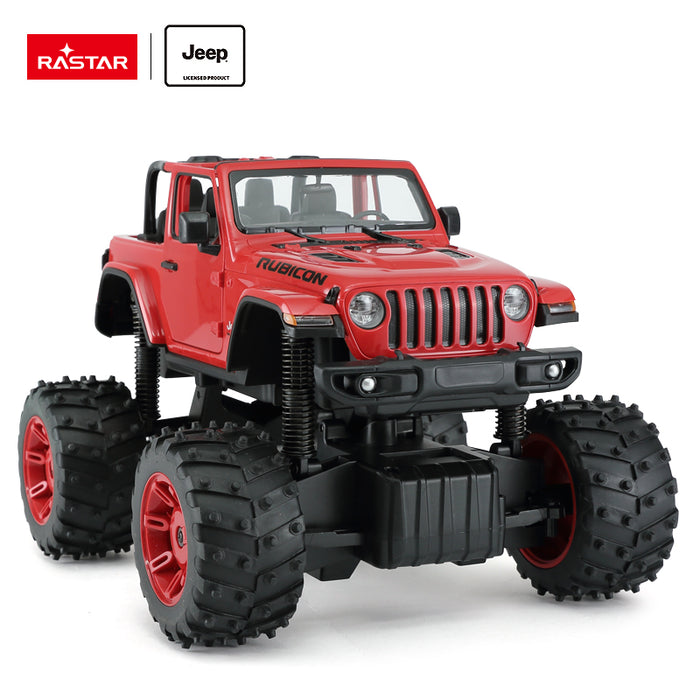 R/C JEEP Wrangler JL with Off-Road Big Foot Design | Rastar 1:14