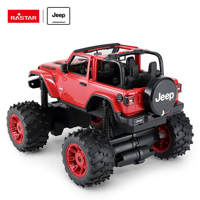 R/C JEEP Wrangler JL with Off-Road Big Foot Design | Rastar 1:14