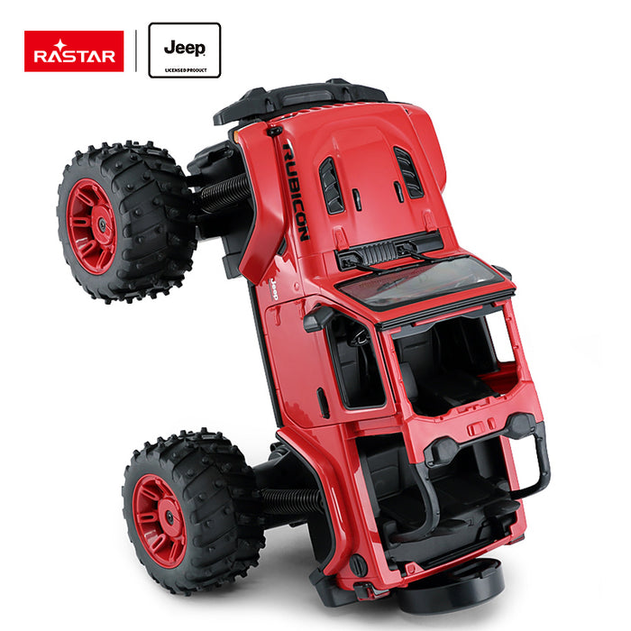 R/C JEEP Wrangler JL with Off-Road Big Foot Design | Rastar 1:14