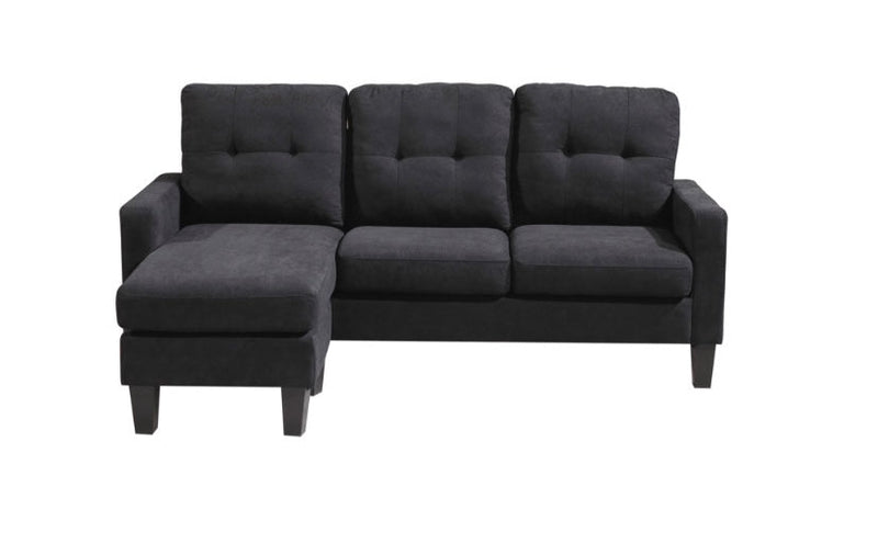 Carmella Sectional Couch | Reversible Sides | Chaise Ottoman 2 in 1