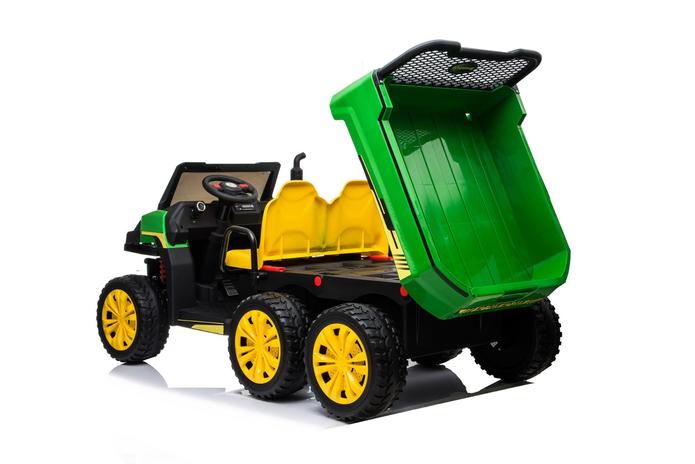 Farm Truck Tractor w/ Tipper | Electric Kids Ride on Car | 4x4 | 6 wheels | 24Volts | 800Watts