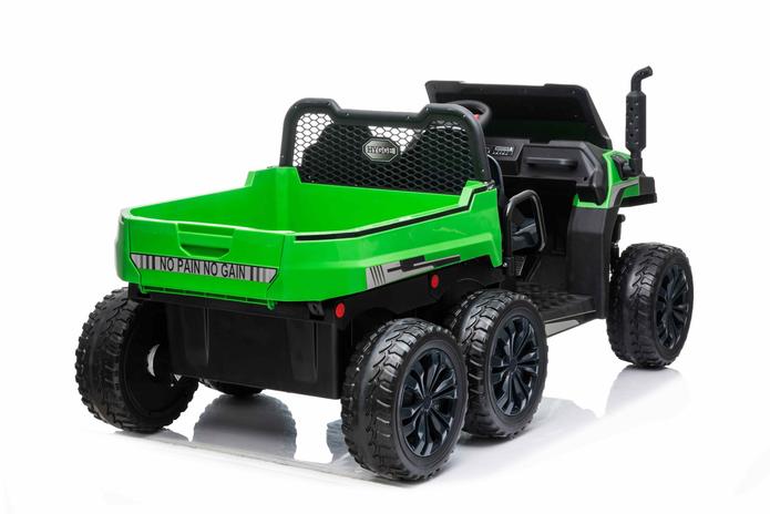 Farm Truck Tractor w/ Tipper | Electric Kids Ride on Car | 4x4 | 6 wheels | 24Volts | 800Watts