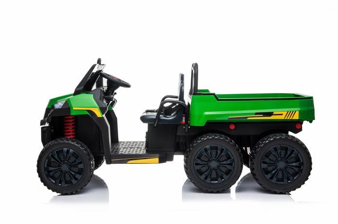 2025 Farm Truck Tractor w/ Tipper | Electric Kids Ride on Car | 4x4 | 6 wheels | 24Volts | 800Watts