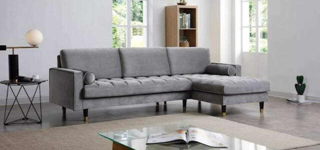 Premium Velvet Sectional Couch