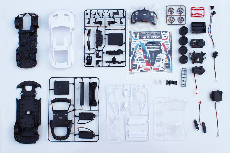 R/C BMW M8 GTE Building Kit | Rastar 1:18
