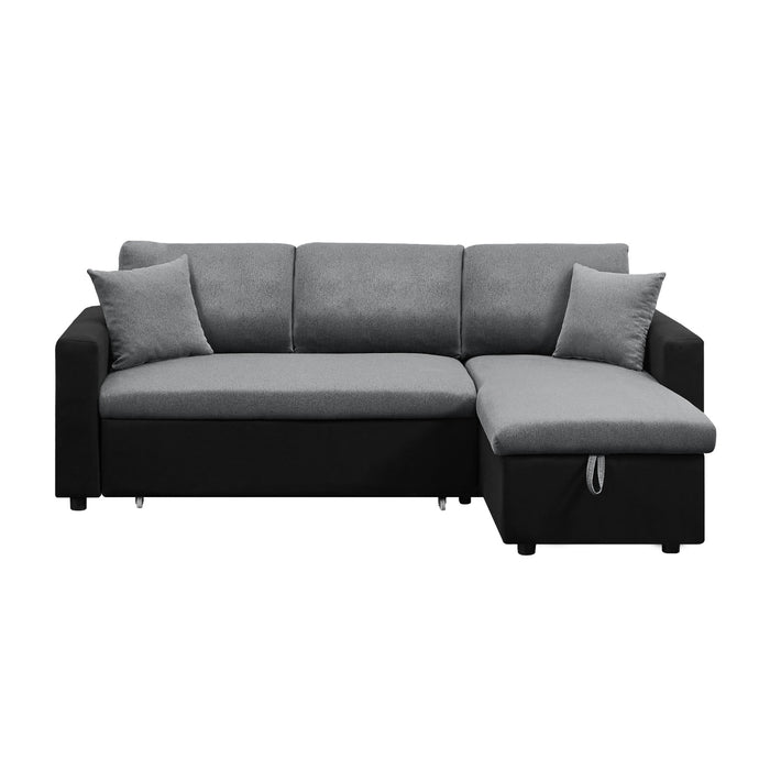 PRE-ORDER Hanna Sectional Couch w/Storage & Pullout Bed