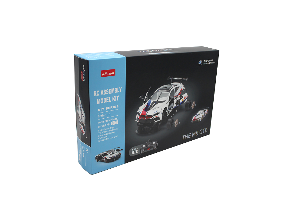 R/C BMW M8 GTE Building Kit | Rastar 1:18