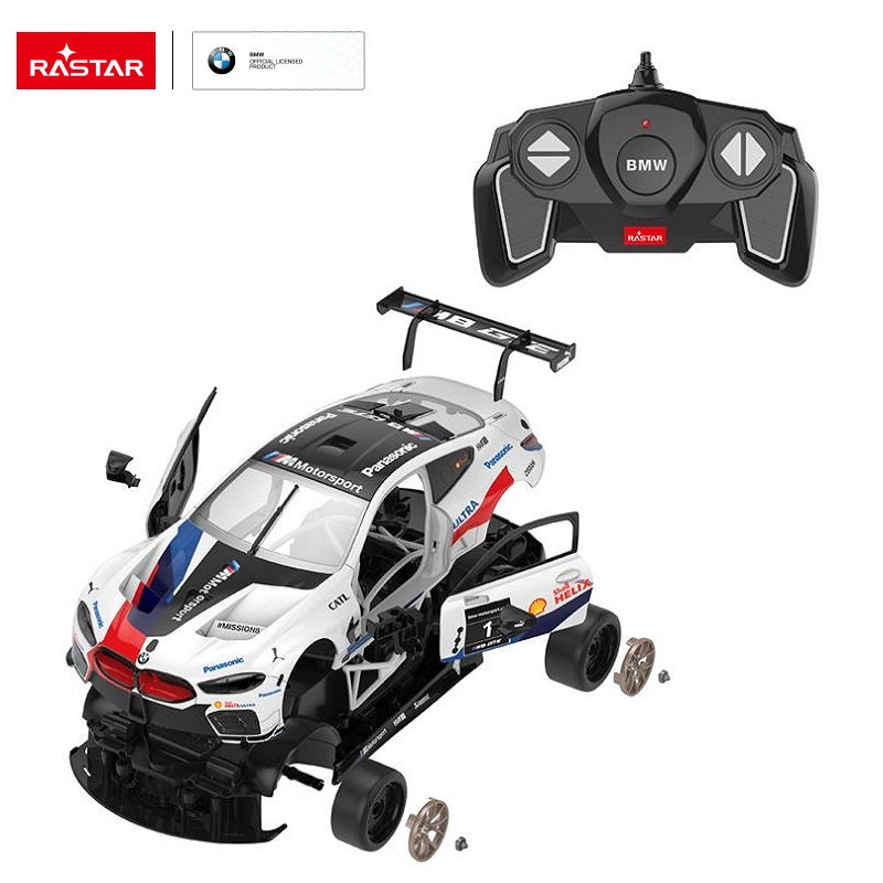 R/C BMW M8 GTE Building Kit | Rastar 1:18