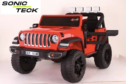 2025 Monster Jeep Quad 4x4 | Leather Seats | 2 Seater | Ride on Car | Remote Control | Off-Road Rubber Tires