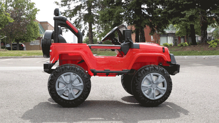 2025 Jeep | Ride on Car |  4x4 | Rubber Tires | 2 Seater | Hydraulics