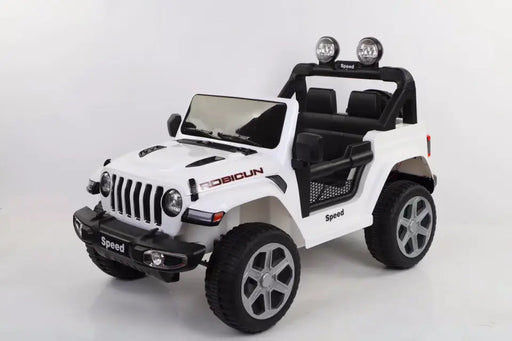 Ride on Car - Jeep 12 Volts - 4x4 Off-Road - Remote Control - Hydraulics - Rubber Tires - SonicTeck - Toy car - Battery car 