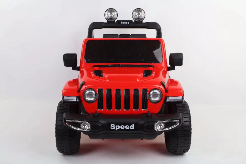 Ride on Car - Jeep 12 Volts - 4x4 Off-Road - Remote Control - Hydraulics - Rubber Tires - SonicTeck - Toy car - Battery car 