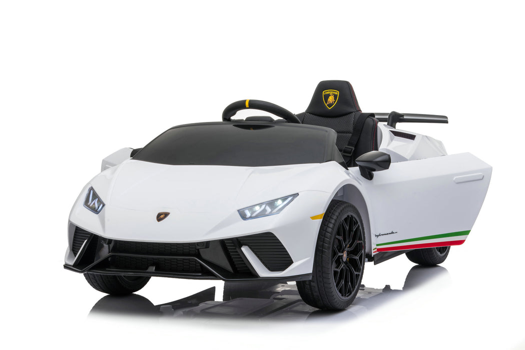 2025 Lamborghini Huracan | Kids Ride on Car | Remote | Bluetooth | Leather Seat | 4x4