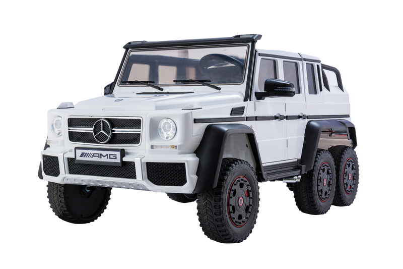 Ride on Car - 2 Seater _ Mercedes Benz G63 6x6 AMG with Adult Seat - 24 Volts -Electric Kids Car - Remote Control