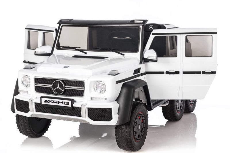 Ride on Car - 2 Seater _ Mercedes Benz G63 6x6 AMG with Adult Seat - 24 Volts -Electric Kids Car - Remote Control