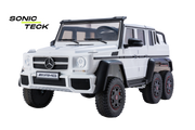 Ride on Car - 2 Seater _ Mercedes Benz G63 6x6 AMG with Adult Seat - 24 Volts -Electric Kids Car - Remote Control