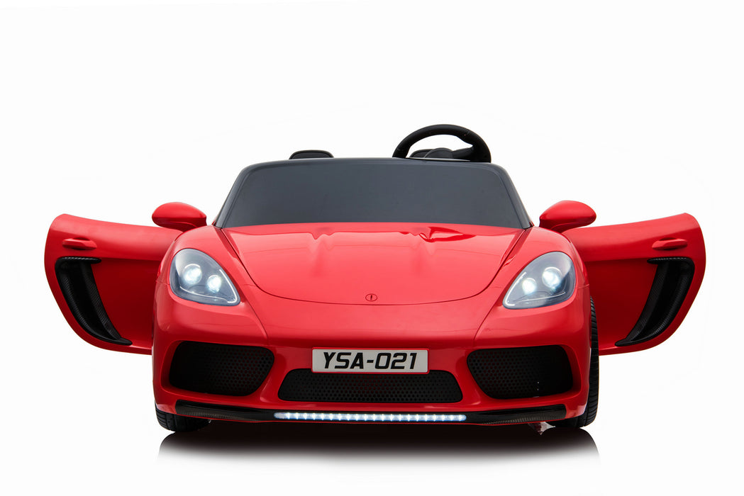 Ride on Car - 24 volts - Porsche Panamera - Brushless Motor - Air Inflatable tires - Electric Kids Car - Double Extra Large Size - Adult Size 