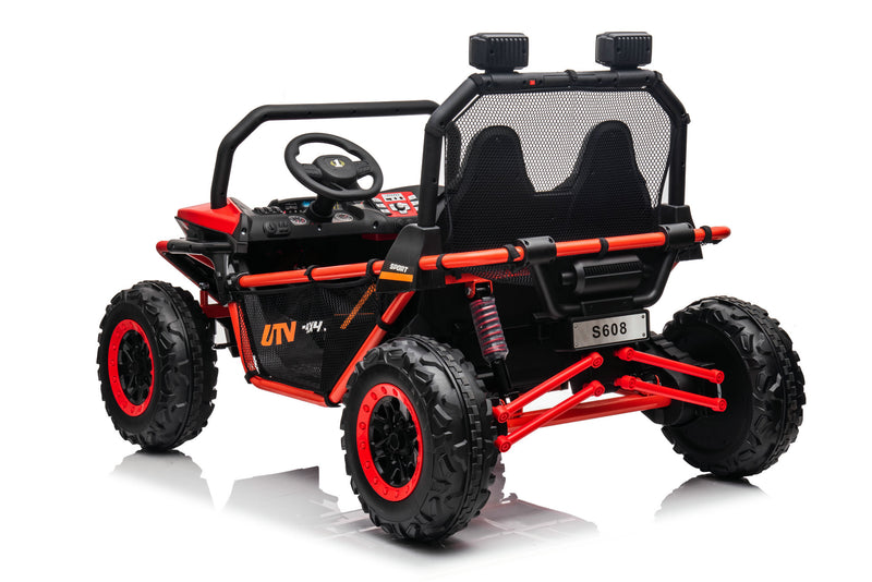 Kids Ride on Car - 24 volts - 2 Seater - Remote control - Razor UTV - Brushless Motor - Lifted Suspension - Off-Road Rubber Tires - Electric Kids Car