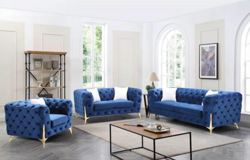Diamond Velvet Sofa Set Or Individual Piece