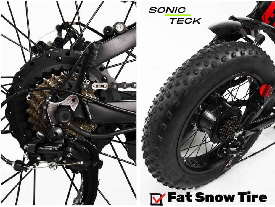 SonicTeck Foldable eBike 500W