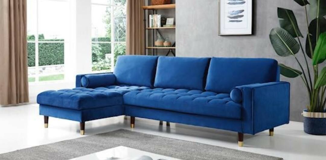 Premium Velvet Sectional Couch