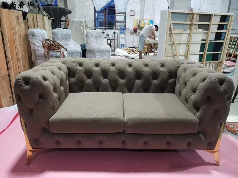 Diamond Velvet Sofa Set Or Individual Piece