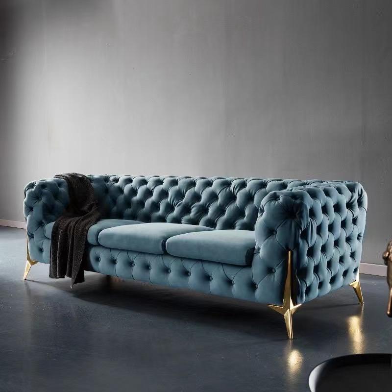 Diamond Velvet Sofa Set Or Individual Piece