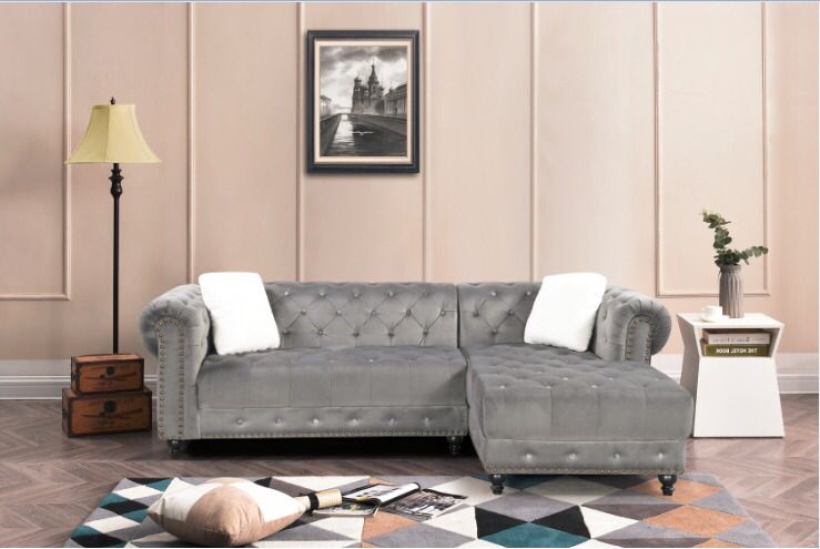 Chloe Velvet Sectional