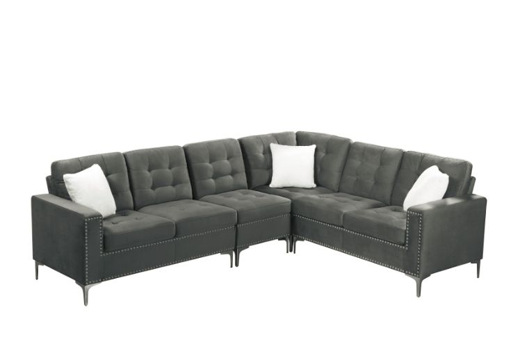 Aria Velvet Sectional Couch | Four Colours Available