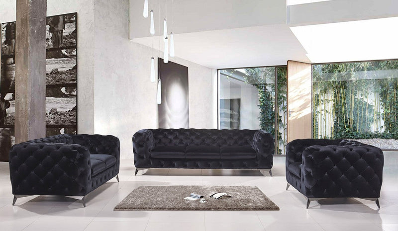 Diamond Velvet Sofa Set Or Individual Piece