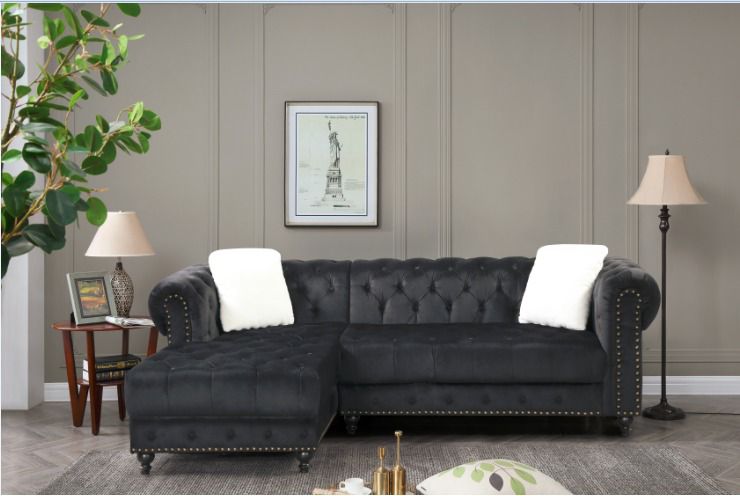 Chloe Velvet Sectional