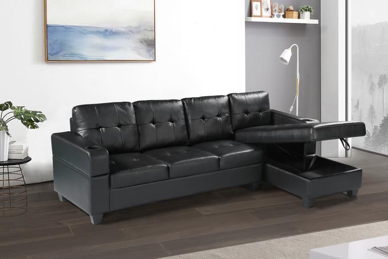 Luxie Leather Sectional Couch